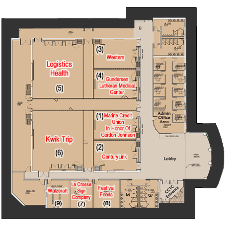 Lunda Center Floor Plan