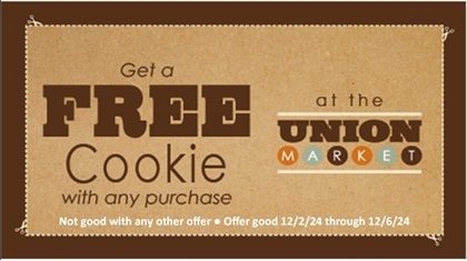 Free Cookie with Purchase